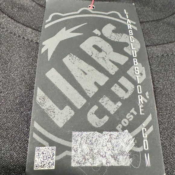 Liar’s Club Misfit Women’s Black Long Fringe Sleeve Ghost Bella Top Size L NWT - Picture 8 of 10